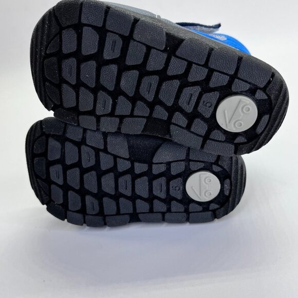 See Kai Run Blake  Boots Size 5 in Navy/Gray Blue Green Booties Shoes Toddler - Picture 10 of 12